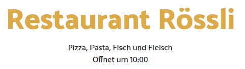 Restaurant Rössli — photo 1