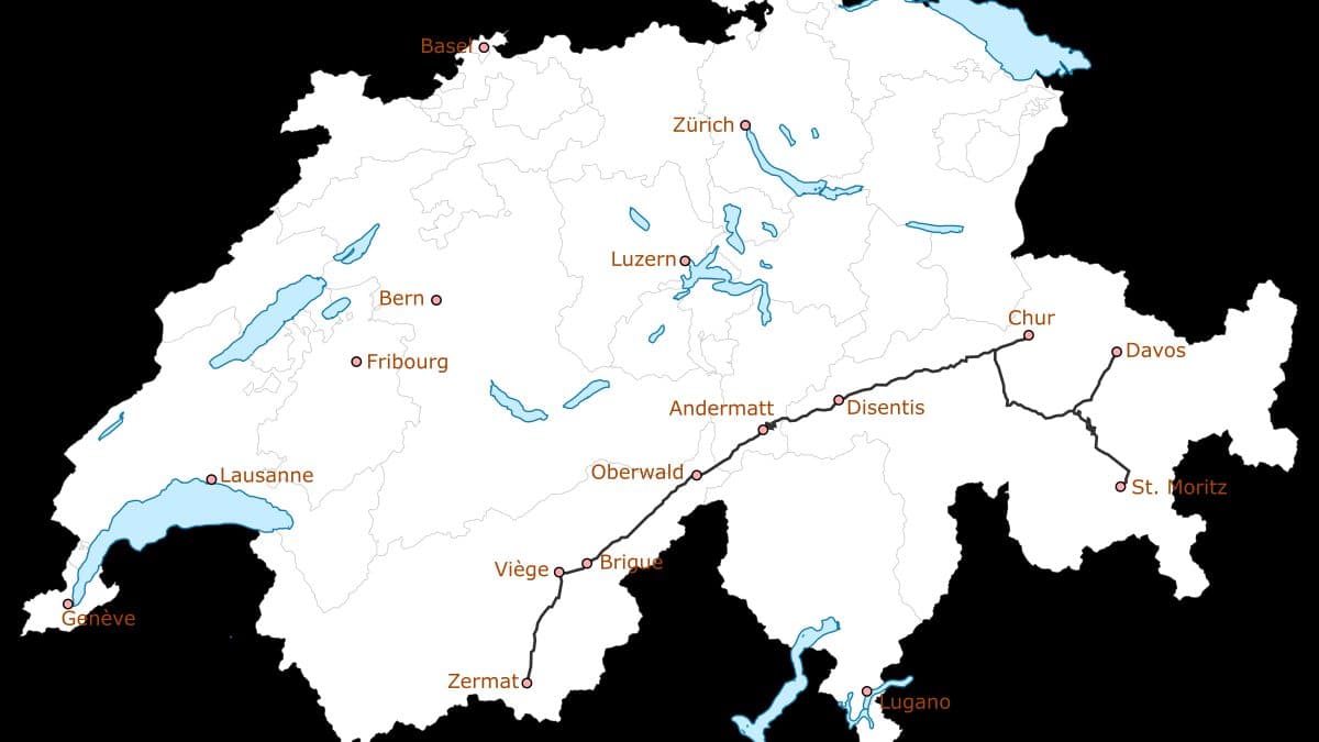 Switzerland's panoramic trains: Glacier Express, Bernina Express…